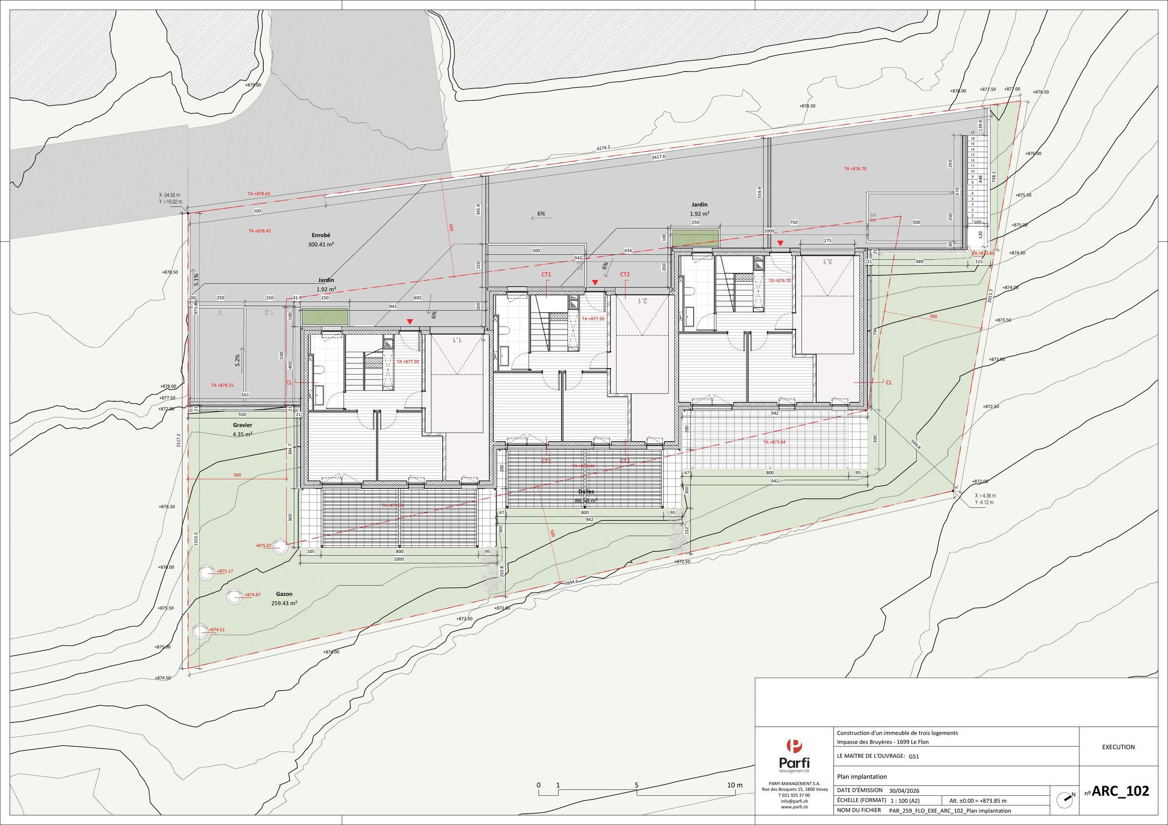 Plan d'implantation ARC_102